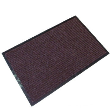 High quality brown office door mat pvc backed